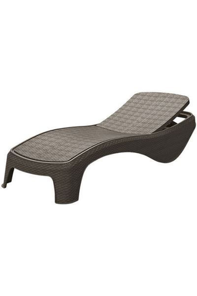 Lettino della Keter Atlantic colore cappuccino impilabile e regolabile 196X74X36 Lettino della Keter Atlantic colore cappuccino impilabile e regolabile 196X74X36